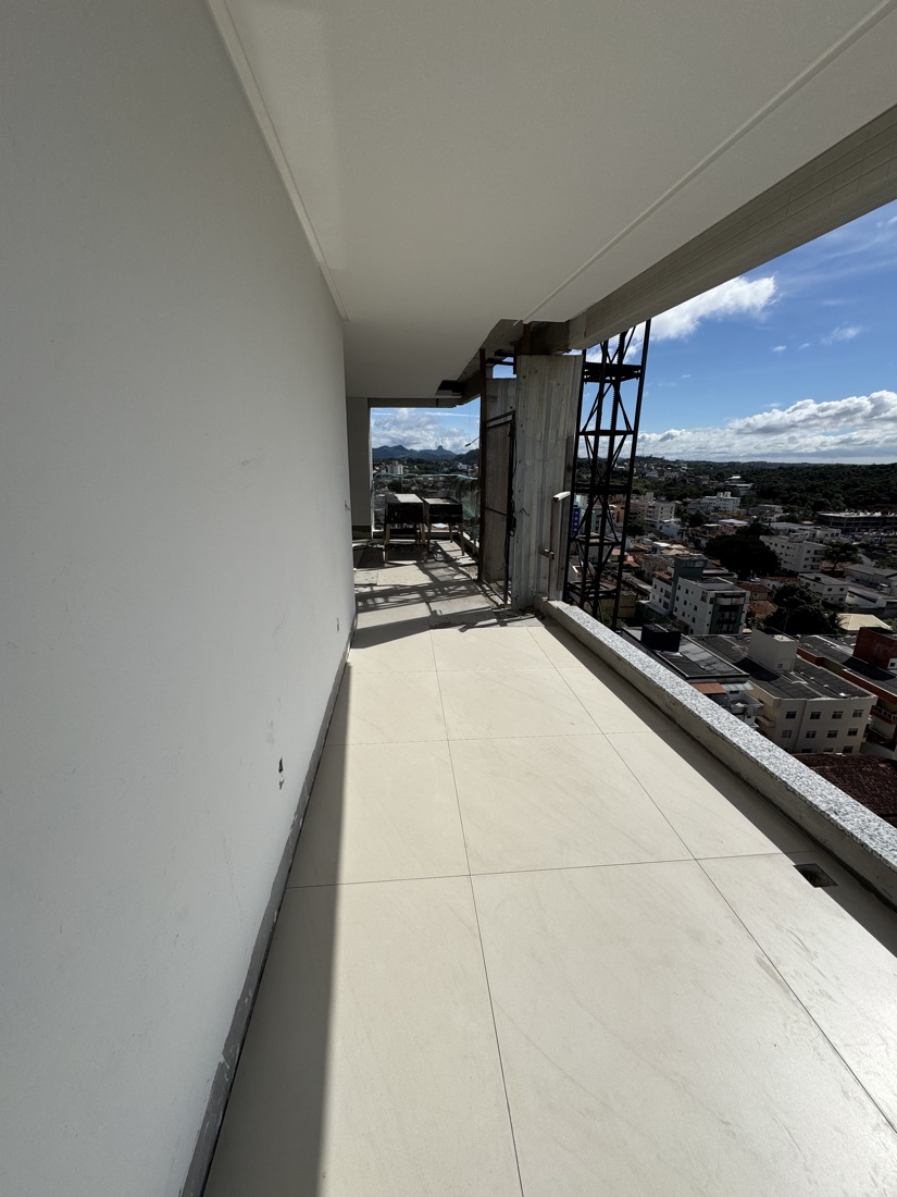 Varanda: fotografia real da obra
